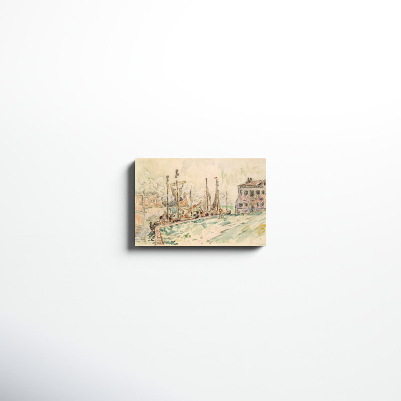 «Venice», peinture sur toile, H 12 po x l 18 po