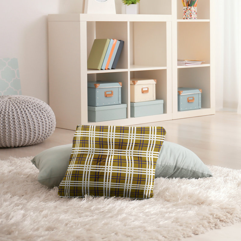 Housse de coussin carrée Baltimore football Luxury, 26 po x 26 po, Or métallique / mauve / blanc