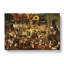 The Fight Between Carnival And Lent by Pieter Bruegel The Elder - Wrapped Canvas-61853809