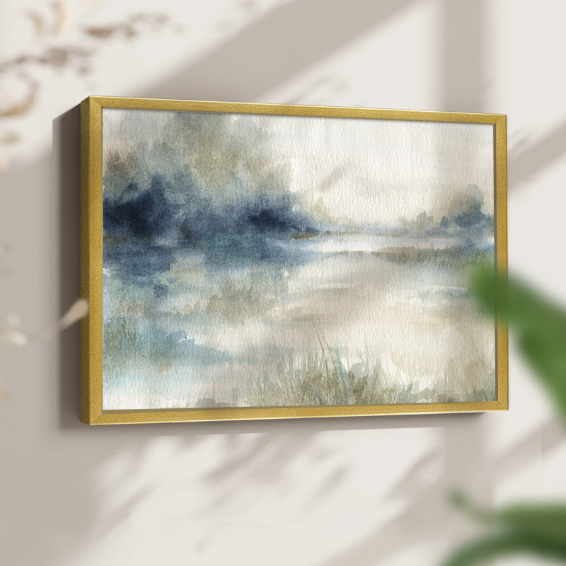 «Still Evening Waters II», reproduction encadrée - Restickable, H 16 po x l 20 po