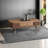 Wooden TV stand and coffee table set