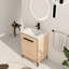 Meuble-lavabo simple 24 po avec plateau en céramique Anmer-1860623459