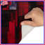 Tapis de bain rouge et noir-129217110
