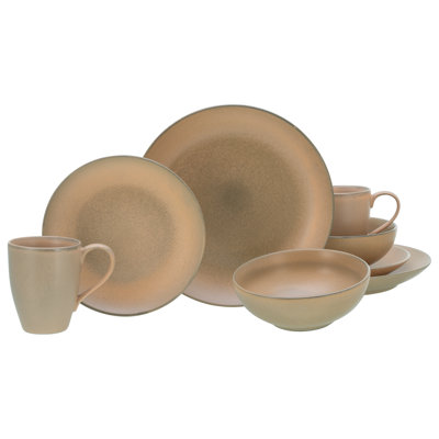 Sierra Nevada 8 Piece Stoneware Dinnerware Set - Service for 2