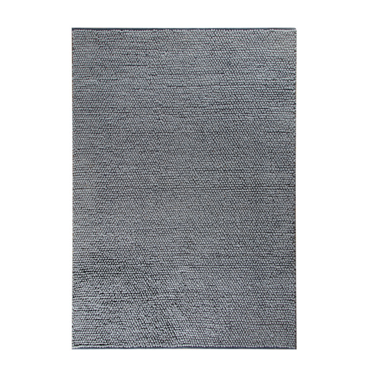 Tapis gris crocheté à la main Kiersten