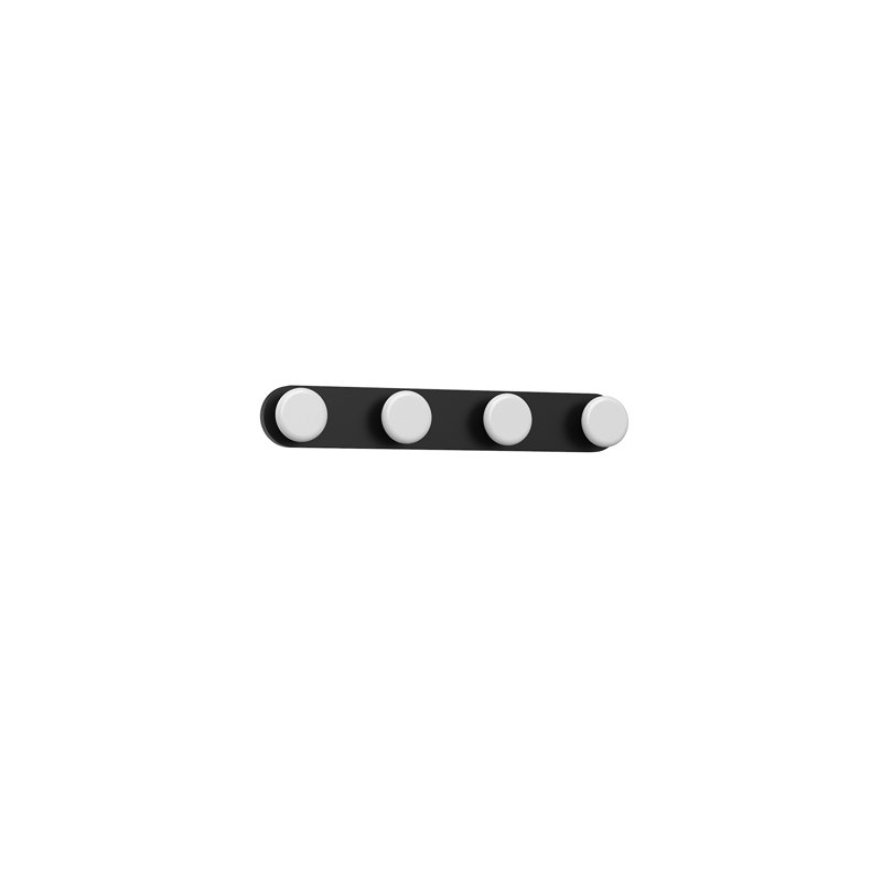 Rezz 16" Black LED Dimmable Bath Vanity Light