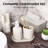 Minimalist Beige Tissue Box Cover-121430773