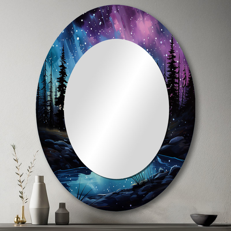 Miroir mural Aurora Borealis, 43 po x 33 po