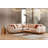 99 " Velvet L-Shaped Corner Sectional