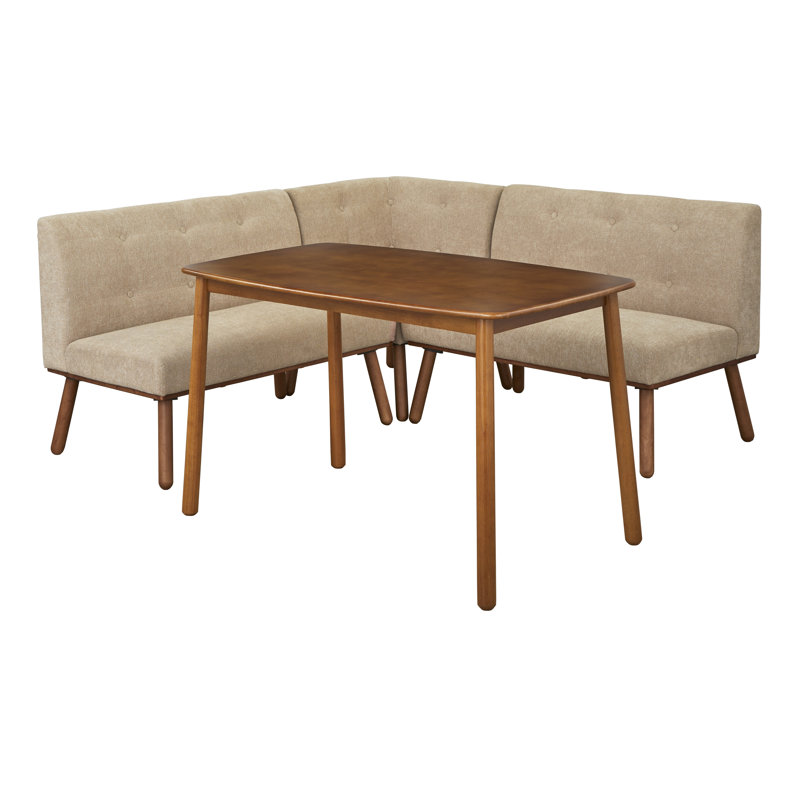 Ensemble de coin-repas pour 5 personnes Bucci, Beige