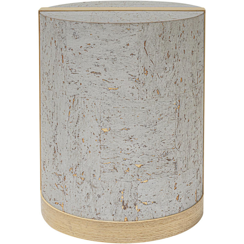 Table de bout Kuttner, Gris / brun