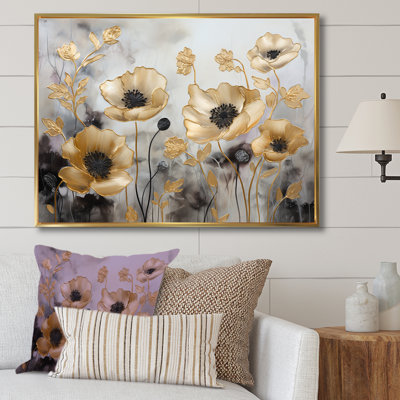 Souvenirs de coquelicots - Rêves de fleurs III - reproduction sur toile