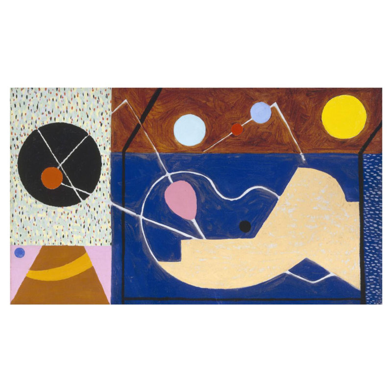 Abstraction par Burgoyne Diller - Estampe numérique, H 32 po x l 40 po