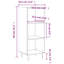 Bramfield 90cm H x 34.5cm W Standard Bookcase-375863702