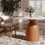 Danner Sintered Stone Top Round Pedestal Farmhouse Kitchen Dining Table-90160871-90160868