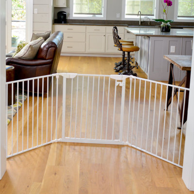 Dickerson Metal Wall Mounted Pet Gate