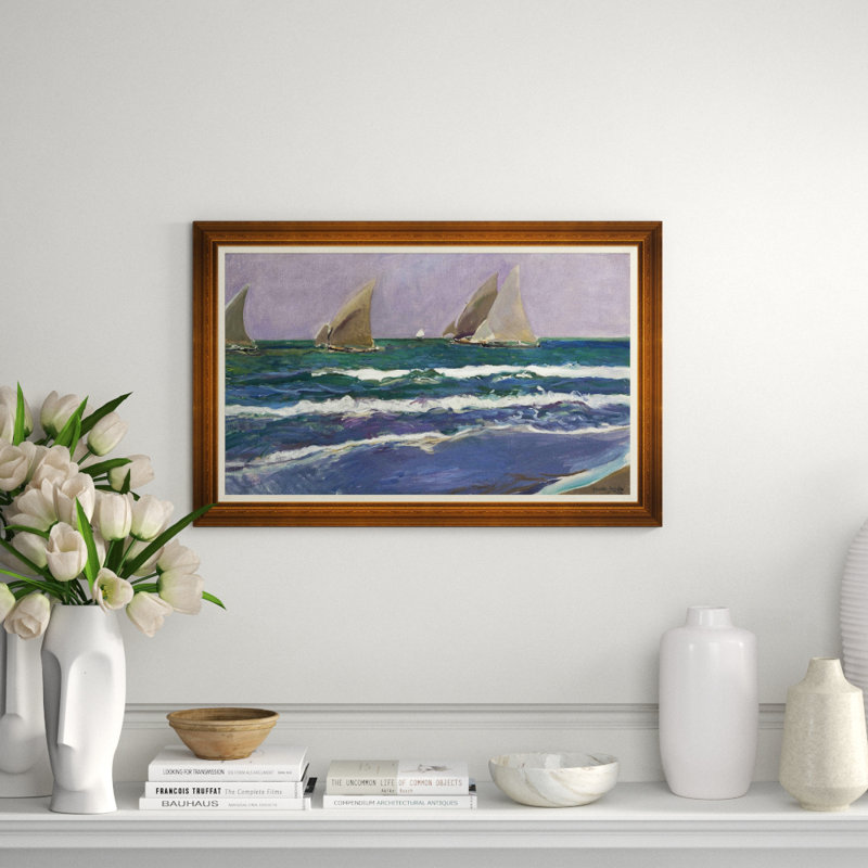 Regatta Giclee On Canvas by Dana Gibson