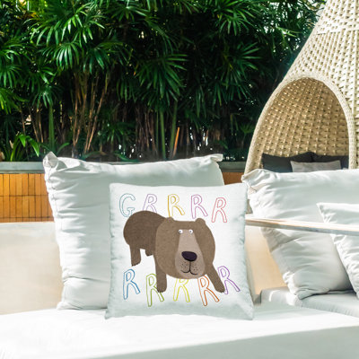 Housse et insert de coussin décoratif en polyester pour intérieur / extérieur Carla Daly