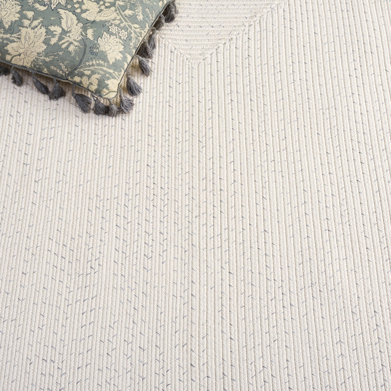 Braided 281 Hand Woven Performance Machine Washable No Pattern Rug, Square 5'