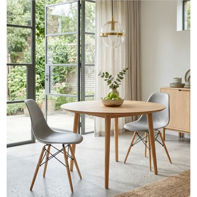 Eloise Dining Chair, Light Gray