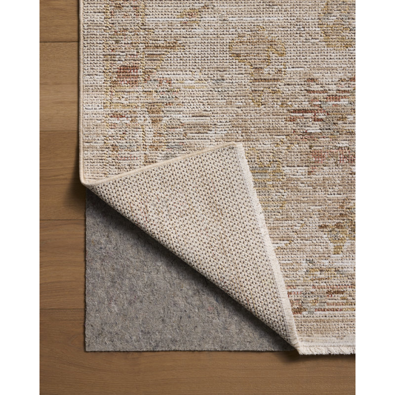 Tapis naturel / multicolore Amber Lewis x Loloi Nella, 3 pi 6 po x 5 pi 6 po
