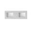 Ensemble de meuble-lavabo double 60 "avec miroir et comptoir en granite Bourrache-129876431