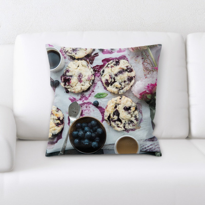Coussin décoratif café