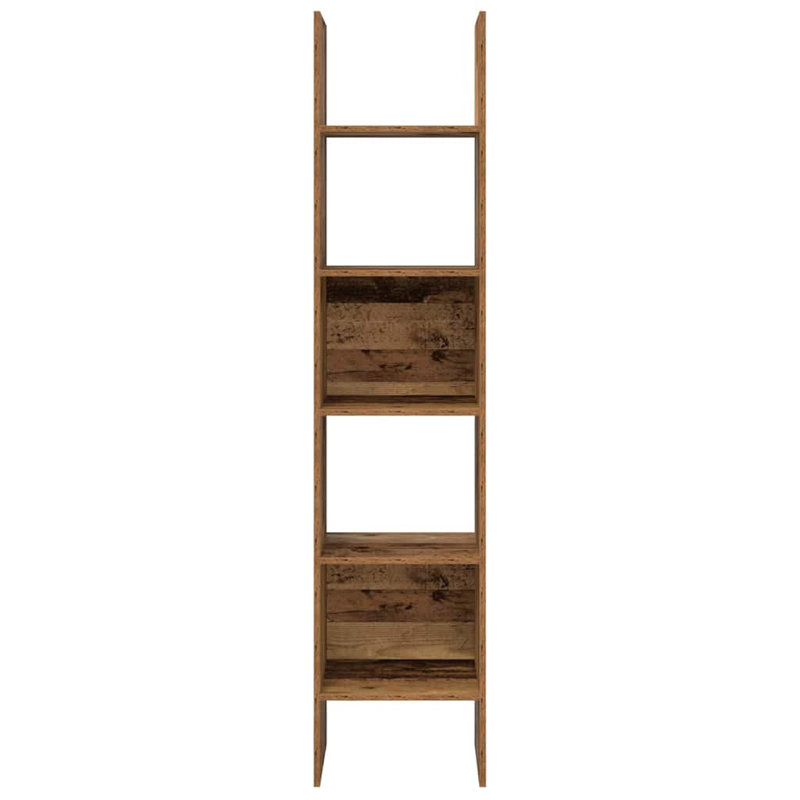 Book Cabinet Chipboard Standing Shelf Rack, (6 Shelves) 180cm H x 40cm W x 35cm D, Brown