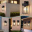 Ensemble de 2 lumières murales d'extérieur modernes Dusk to Dawn-1925087045