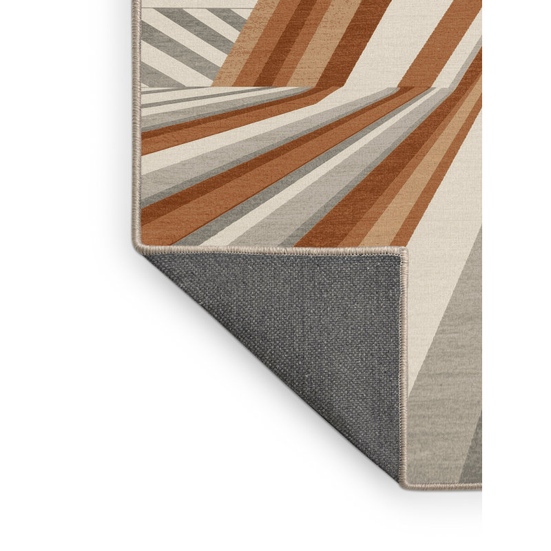 Tapis beige moelleux moelleux et moderne Barclay, 7 x 9