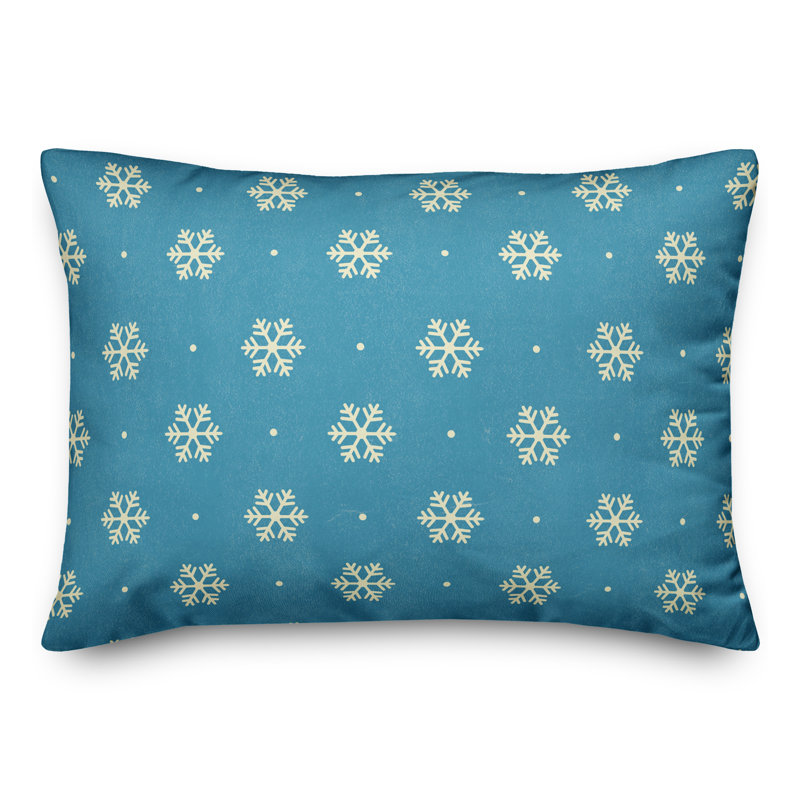  Housse et coussin rectangulaires simples Snowflaks