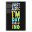 Art mural en verre acrylique 24 po x 36 po «Just A Sec I'm Daydreaming» par Club Daydream-117540778
