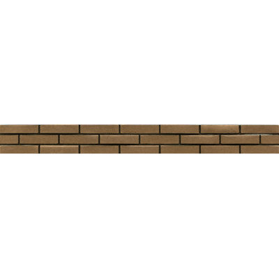 Ambiance 1.25" x 12" Resin Stagg Brick Border Tile