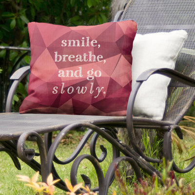 Outdoor Reversible Throw Pillow