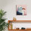  «Summer Seagull 1» par Lucia Stewart, art mural sur toile, 12 po x 12 po