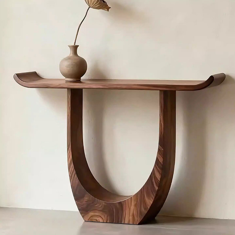 Console de style chinois simple, H 35,4 po x l 47,2 po x P 11,8 po