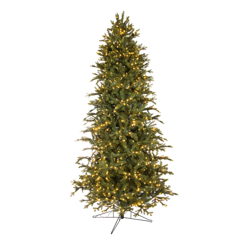 Jamestown Lighted Artificial Fir Christmas Tree, 7.5'
