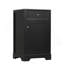 Meuble-lavabo de 20 po avec lavabo, armoire de salle de bain avec porte à fermeture douce, support de rangement et tablette réglable, noir-847921310