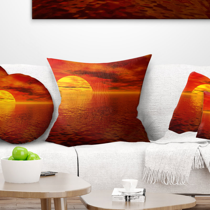 Coussin Sun, 12 po x 20 po, Rectangle