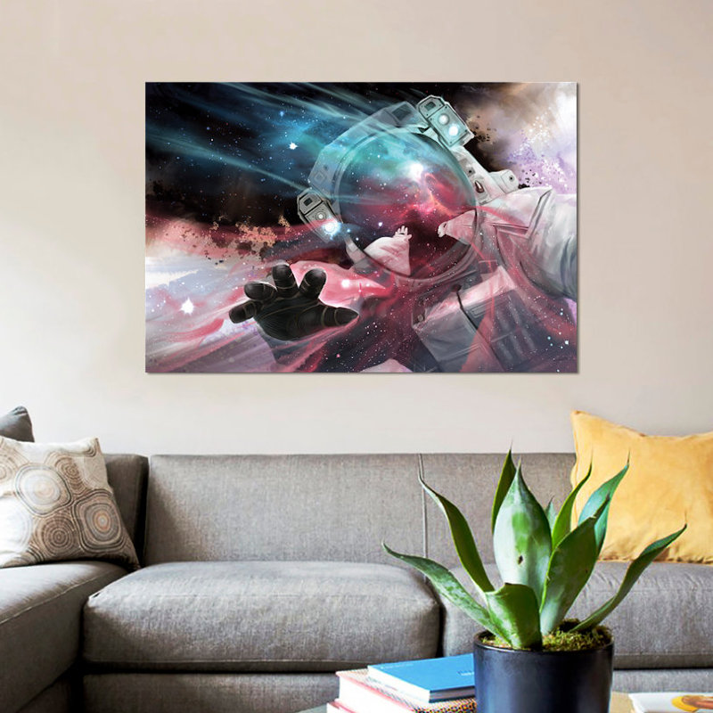 « stardust », impression sur toile, H 8 po x l 12 po x P 0,75 po, Toile tendue, Pas de tapis