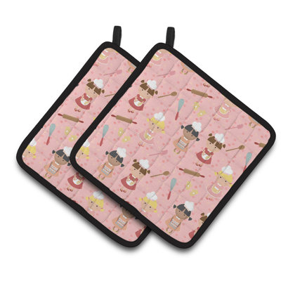 Caroline's Treasures Polyester Potholder Set