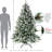 7' Flocked Angel Pine Artificial Christmas Tree - Unlit