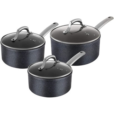 Verna 6 - Piece Non-Stick Stainless Steel Cookware Set