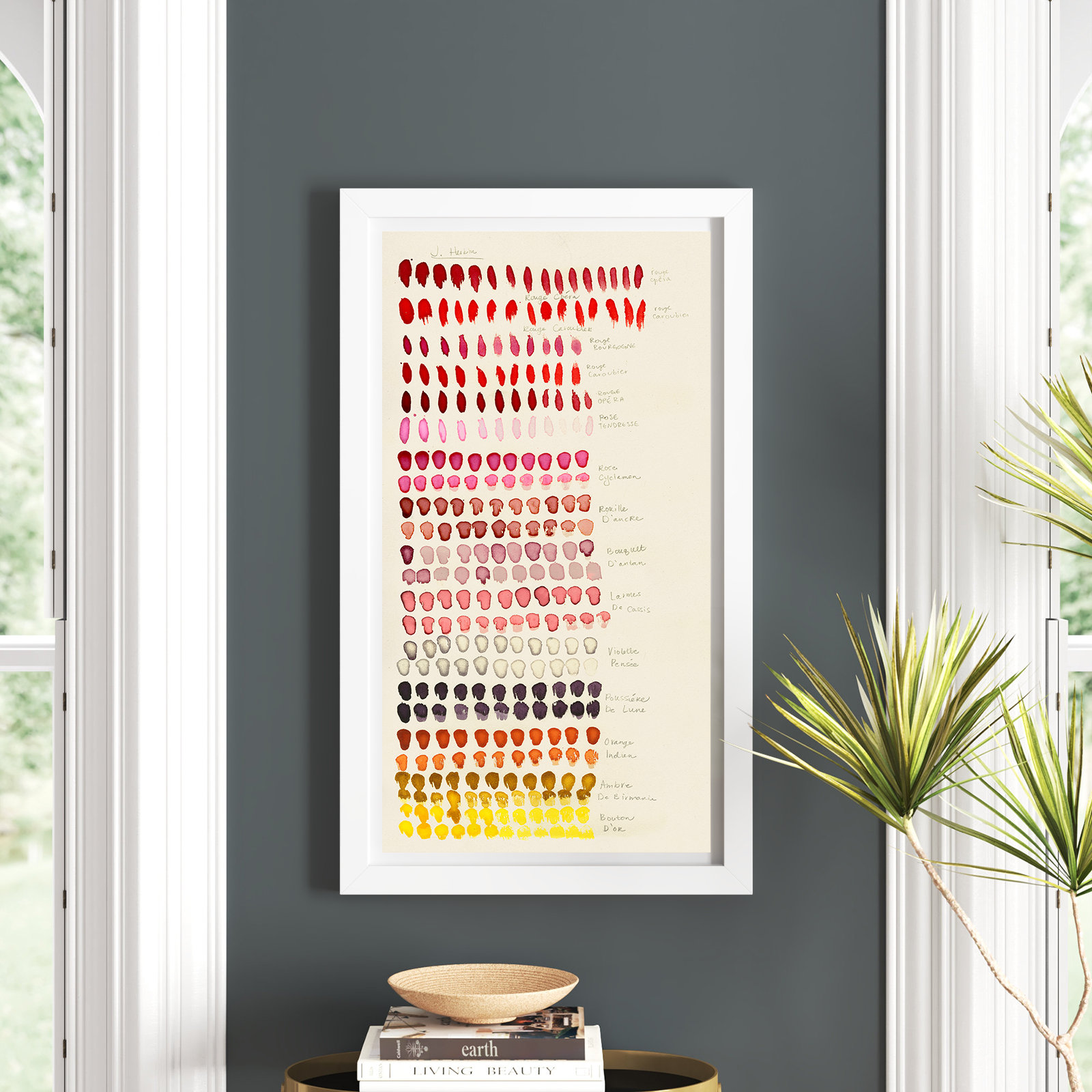 Swatch Rose Print by Susan Hable