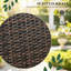 Outdoor Kitchen Chairs,Rattan Outdoor Dining Chairs,Garden Chairs(4Pcs Chairs)