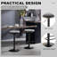 Parshall Swivel Upholstered Adjustable Height Counter Stool with Metal Frame-2037847570-2037847583