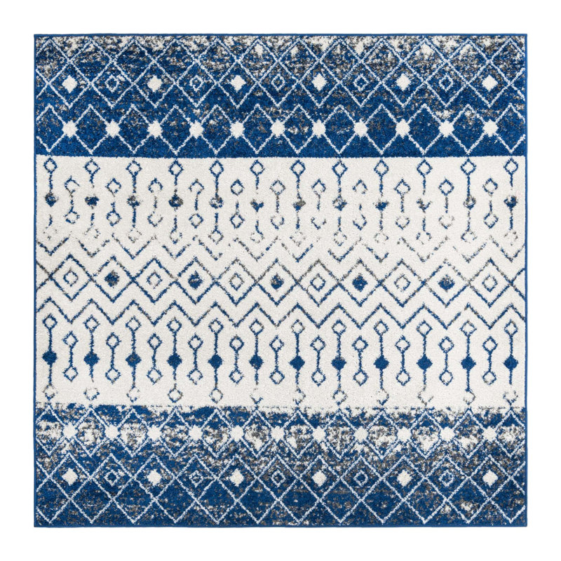 Somerville Geometric Indoor Rug, Square 6'