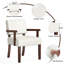 Fauteuil d'appoint rembourré 32,6 po de hauteur en cuir massif-1118546338
