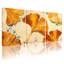 Tableau abstrait sur toile tendue, motif feuille de ginkgo, décoration automnale moderne (paquet de 3)-1784217643