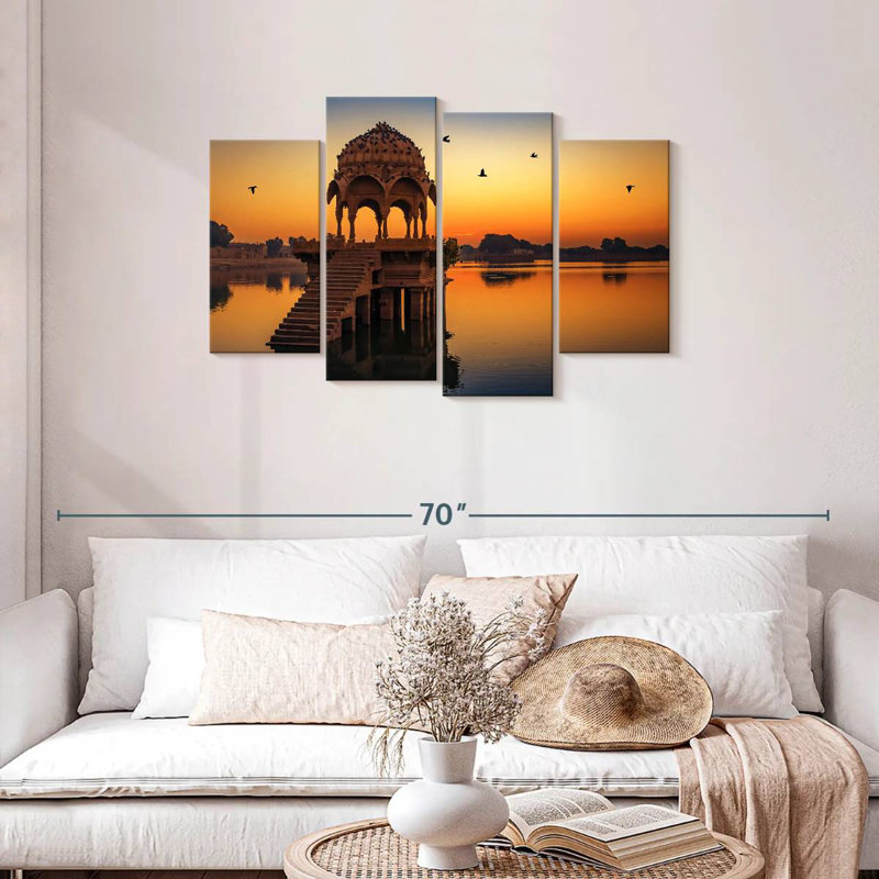 Adella Lake Gadisar Pavilion, 27" H x 43" W